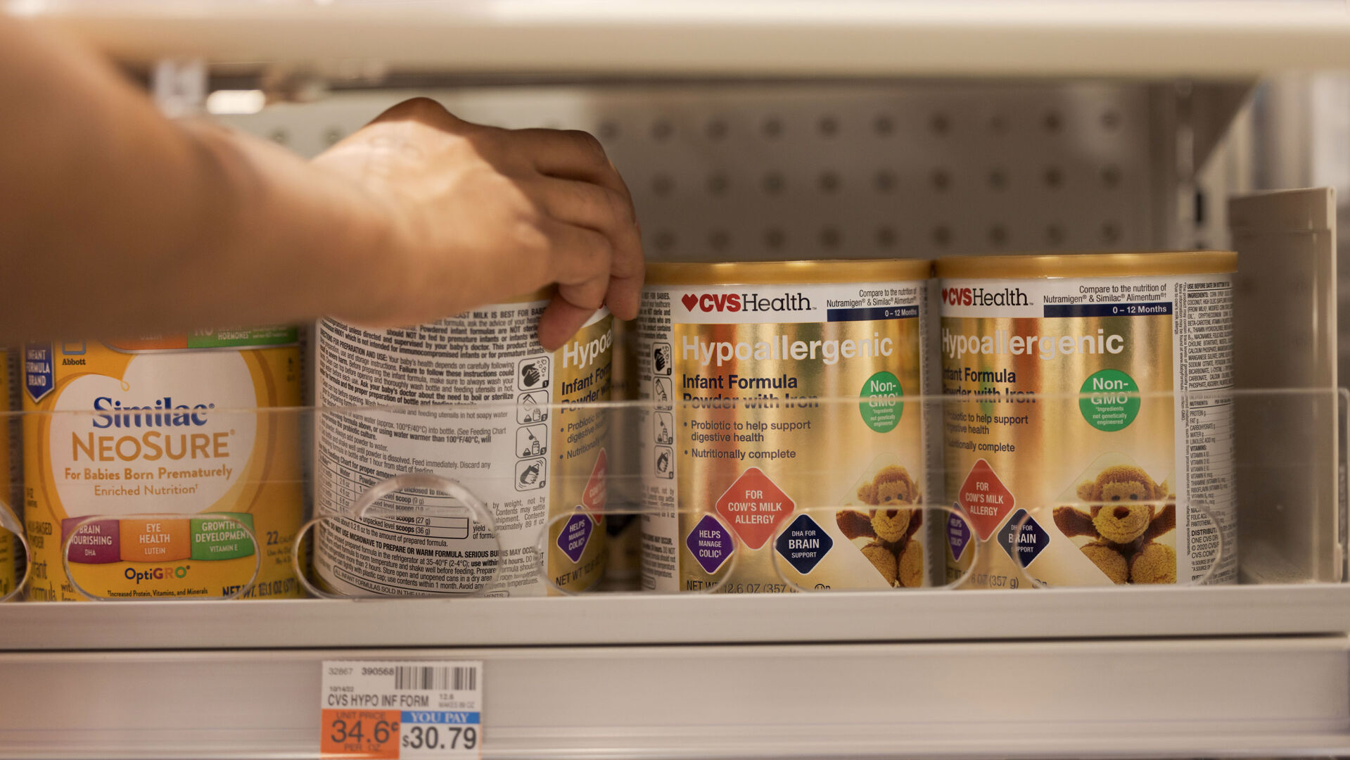 A year later, formula stock has recovered from the shortage, but parents haven't